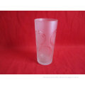 Promotional frosted glass cup